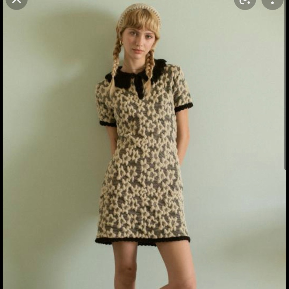 Tach Clothing Nana Jacquard Floral Dress